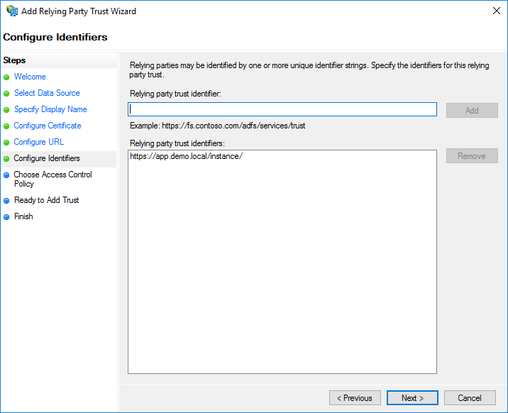 adfs-AddRelyingPartyTrust-identifiers